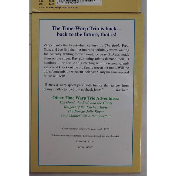 Time Warp Trio Jen Scieszka Book Lot Of 4 - Picture 9 of 12